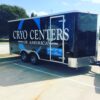 mobile cryotherapy trailer