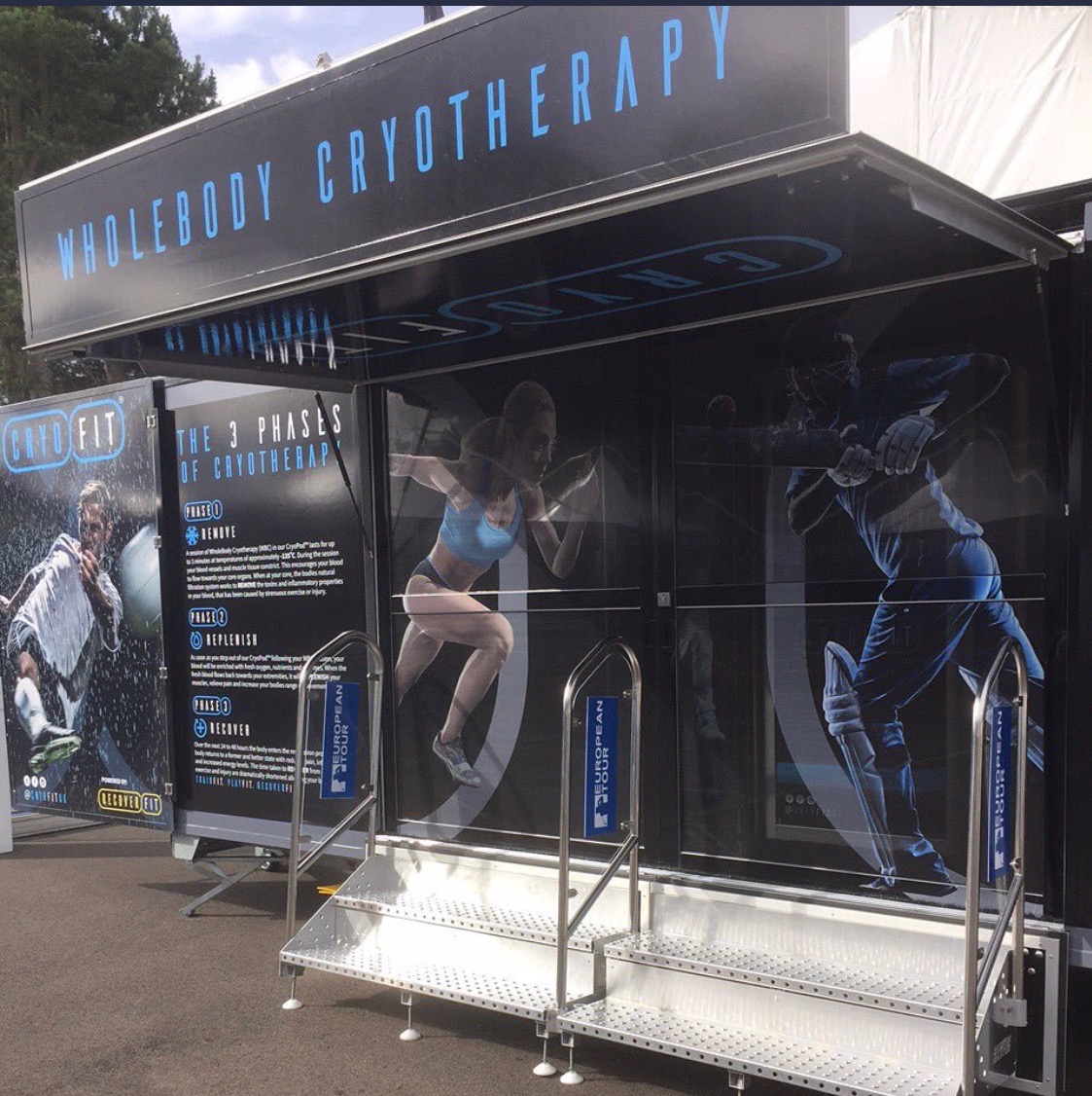 custom cryotherapy trailer