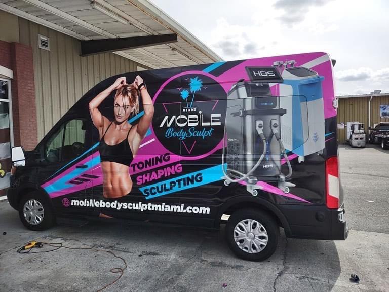 mobile body sculpting business