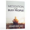 Meditation for Busy People Resources