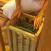 indoor hemlock sauna