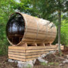 Smartmak® 6-8 people Barrel Sauna with Panoramic View - Barrel 7 - Image 2