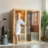 Smartmak® 4 People Indoor Traditional Steam Sauna - Steam 4 - Image 2