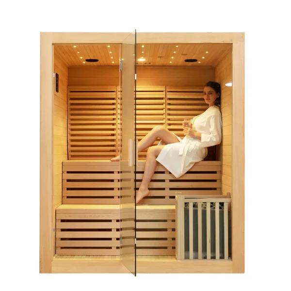 Smartmak® 4 People Indoor Traditional Steam Sauna - Steam 4