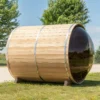 Smartmak® 6-8 people Barrel Sauna with Panoramic View - Barrel 7 - Image 9