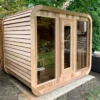 Smartmak® 6 People Wood Outdoor Square Sauna Room - Square 2 - Image 7