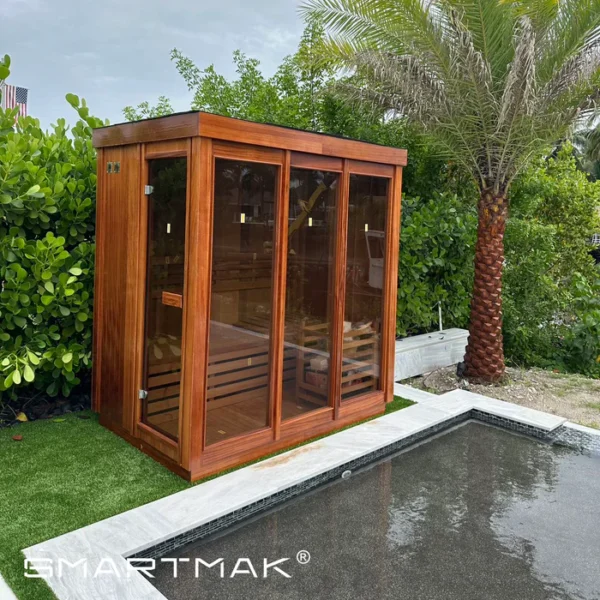 Smartmak® Modern Box Outdoor Sauna - Box 1