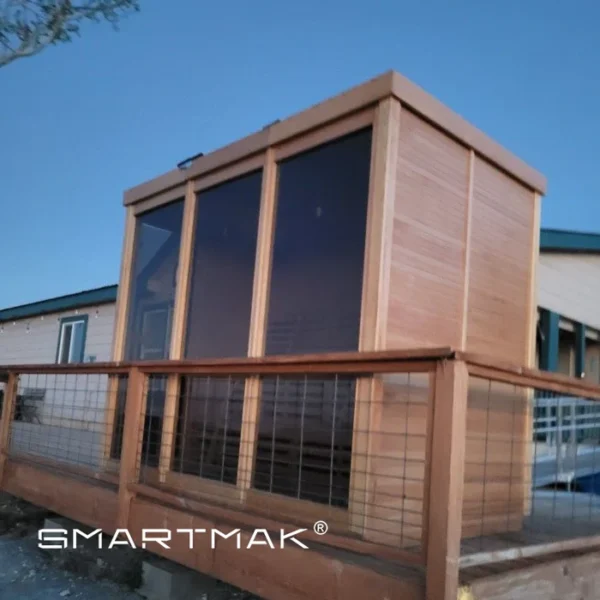 Smartmak® Modern Box Outdoor Sauna - Box 2