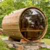 Smartmak® 6-8 people Barrel Sauna with Panoramic View - Barrel 7 - Image 8